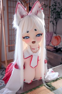 羊角社Doll 128cm バスト大 #BRO1 狐ヘッド 軟性シリコンヘッド+S-TPE製ボディラブドール