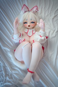 羊角社Doll 128cm バスト大 #BRO1 狐ヘッド 軟性シリコンヘッド+S-TPE製ボディラブドール