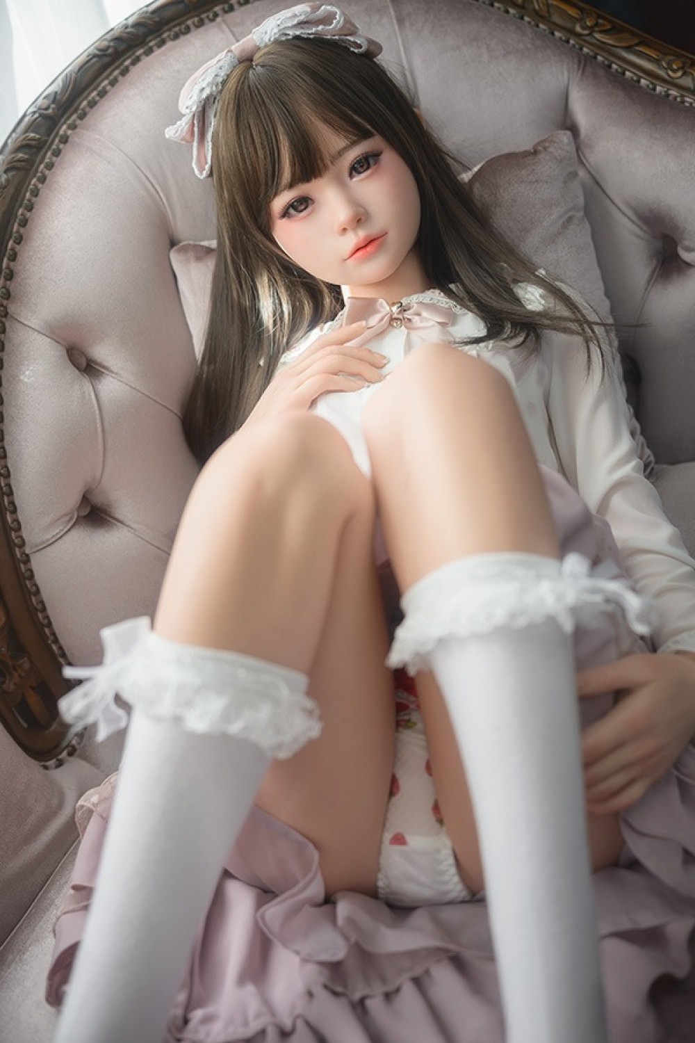 FUDOLL 145cm AAカップ #小燕 リアル口腔 開閉機能可能 ボディー材質選択可能 掲載画像はフルシリコン製ラブドール