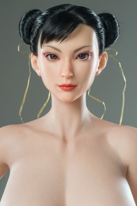 Game Lady 169cm Fカップ 春麗（チュンリー）コスプレ No.33_1ヘッド リアルメイク付き 眉毛とまつ毛植毛あり フルシリコン製ラブドール