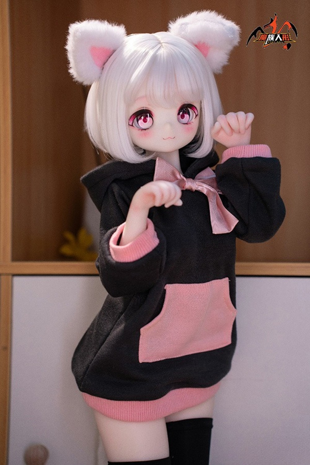 MOZU Doll【A級】1/3ドール 三分 65cm バスト小 小喵ミャオちゃん ソフトビニール製頭部 小喵ちゃん シリコン製ボディ 肌色＆眼球色＆メイク＆ウィッグ＆衣装は宣材写真と同じ 小型で軽量化で収納しやい 使いやすい