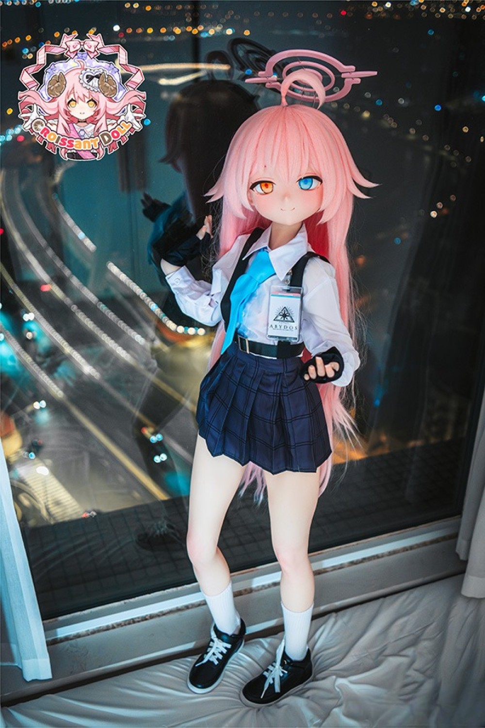 羊角社Doll 141cm AAカップ 星野ヘッド 手描きメイクソフトビニール製ヘッド+S-TPE製ボディラブドール