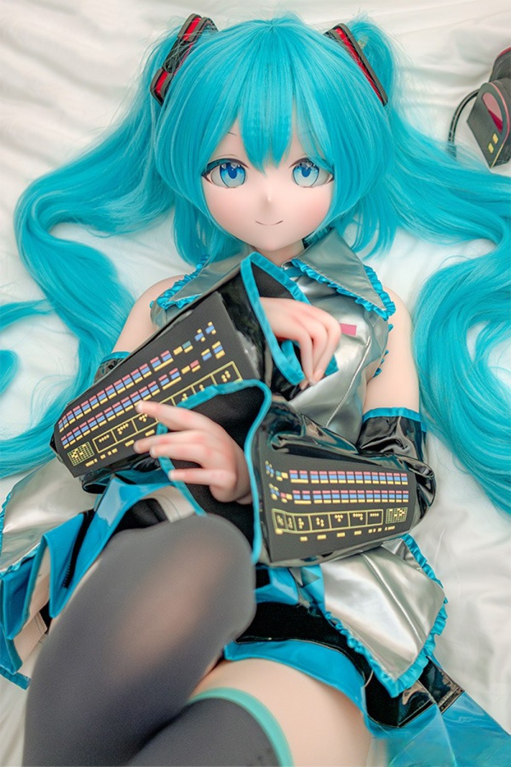 羊角社Doll 155cm AAカップ #初音未来ヘッド デカールメイク ソフト ビニール製ヘッド+S-TPE製ボディラブドール