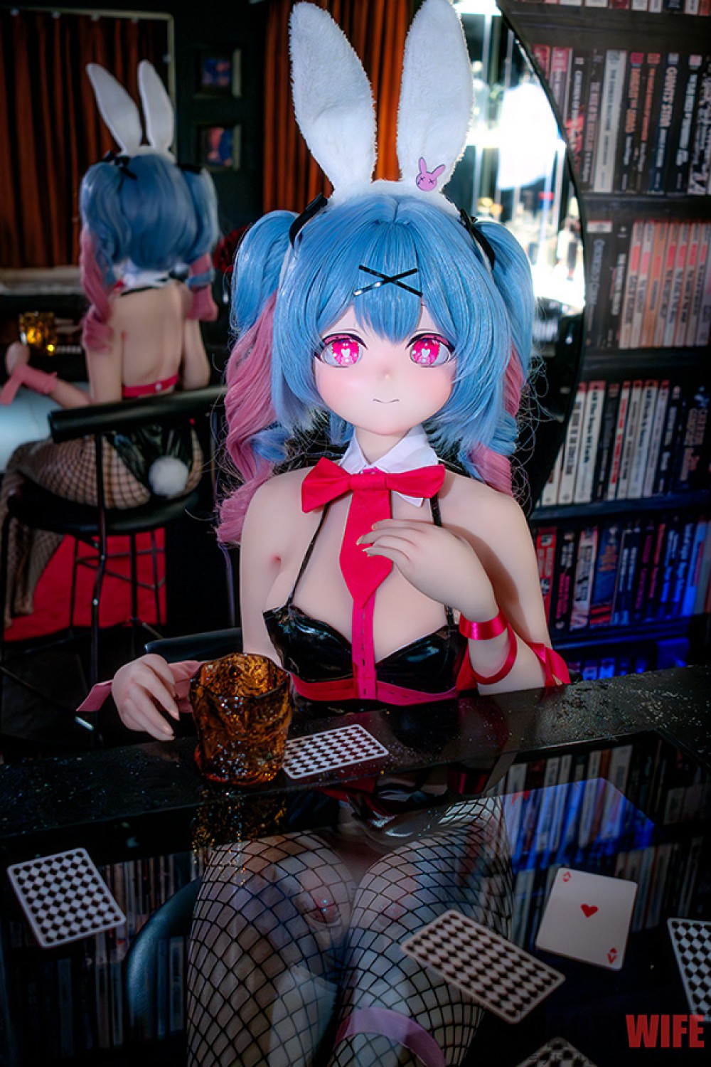 羊角社Doll 155cm AAカップ #B03 ヘッド デカールメイクビニール製のヘッド+S-TPE製ボディラブドール