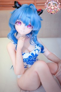 羊角社Doll 155cm バスト大 AAカップ #B03 ヘッド デカールメイク ビニール製ヘッド+S-TPE製ボディラブドール