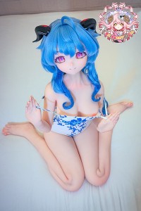 羊角社Doll 155cm バスト大 AAカップ #B03 ヘッド デカールメイク ビニール製ヘッド+S-TPE製ボディラブドール