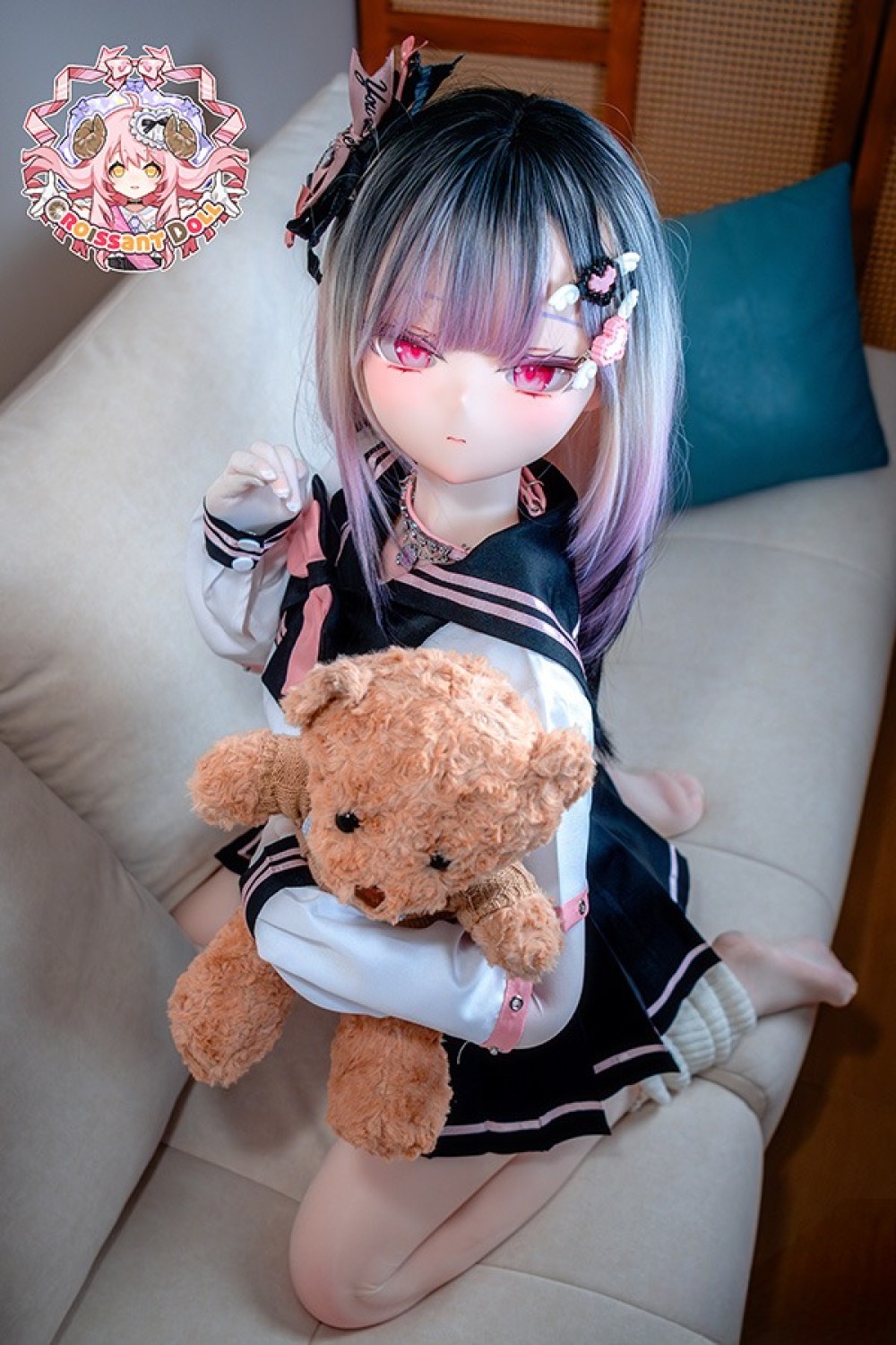 羊角社Doll 155cm Plus バスト大 #B04 芙芙ヘッド 手描きメイク ソフトビニール製ヘッド+S-TPE製ボディラブドール