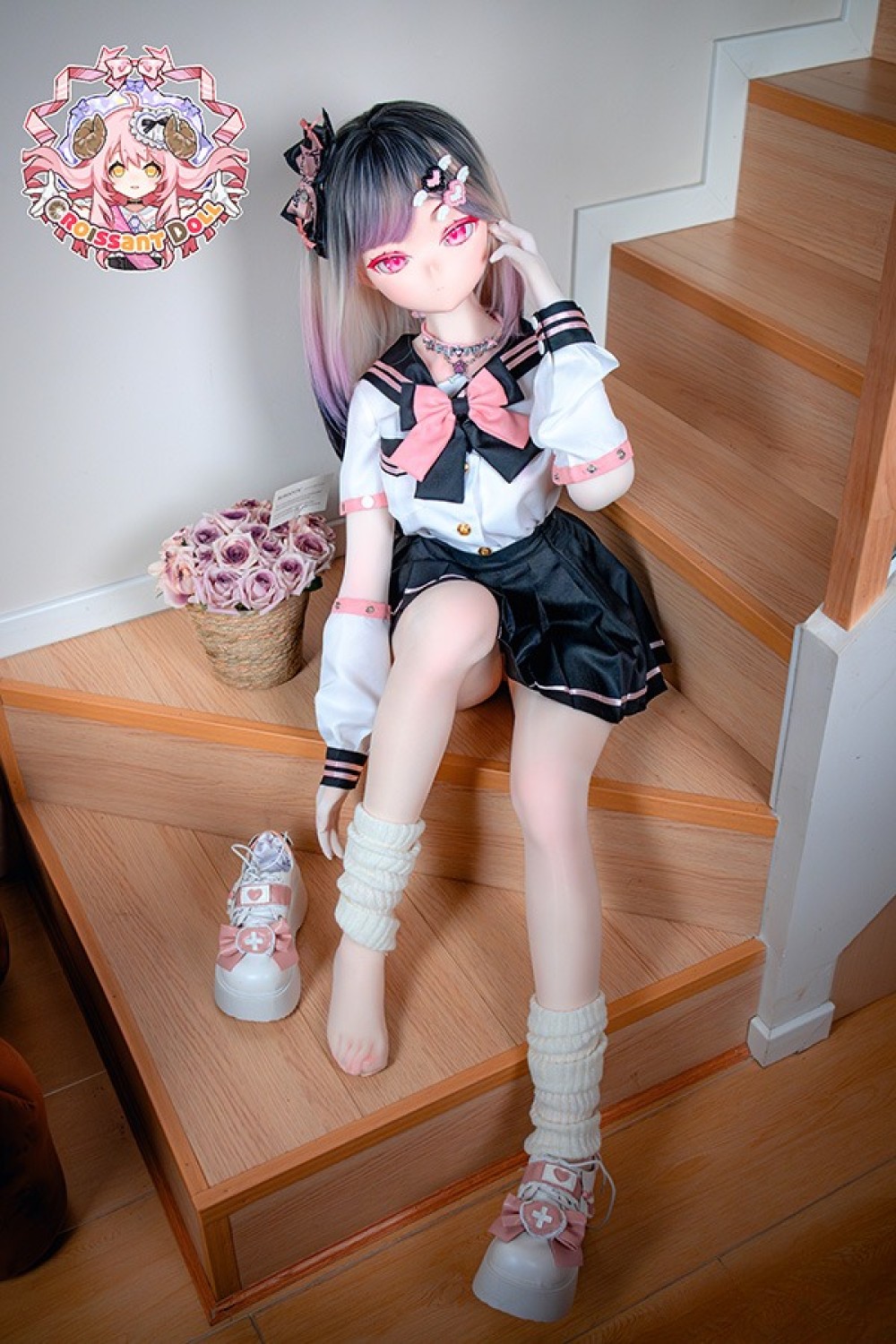 羊角社Doll 155cm Plus バスト大 #B04 芙芙ヘッド 手描きメイク ソフトビニール製ヘッド+S-TPE製ボディラブドール