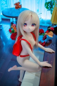 羊角社Doll 141cm AAカップ 伊莉雅（Yiliya）ヘッド 手描きメイク ビニール製ヘッド+S-TPE製ボディラブドール