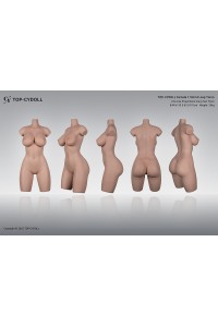 TOP-CYDOLL 110cm Eカップ トルソー Maggieヘッド フルシリコン製ラブドール