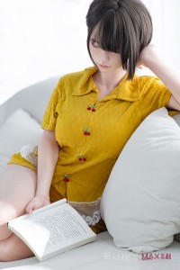 蛍火日記 153cm Max Aカップ 瞑り目 琉璃（Liuli）ヘッド メイク① リアル皮膚付き フルシリコン製ラブドール