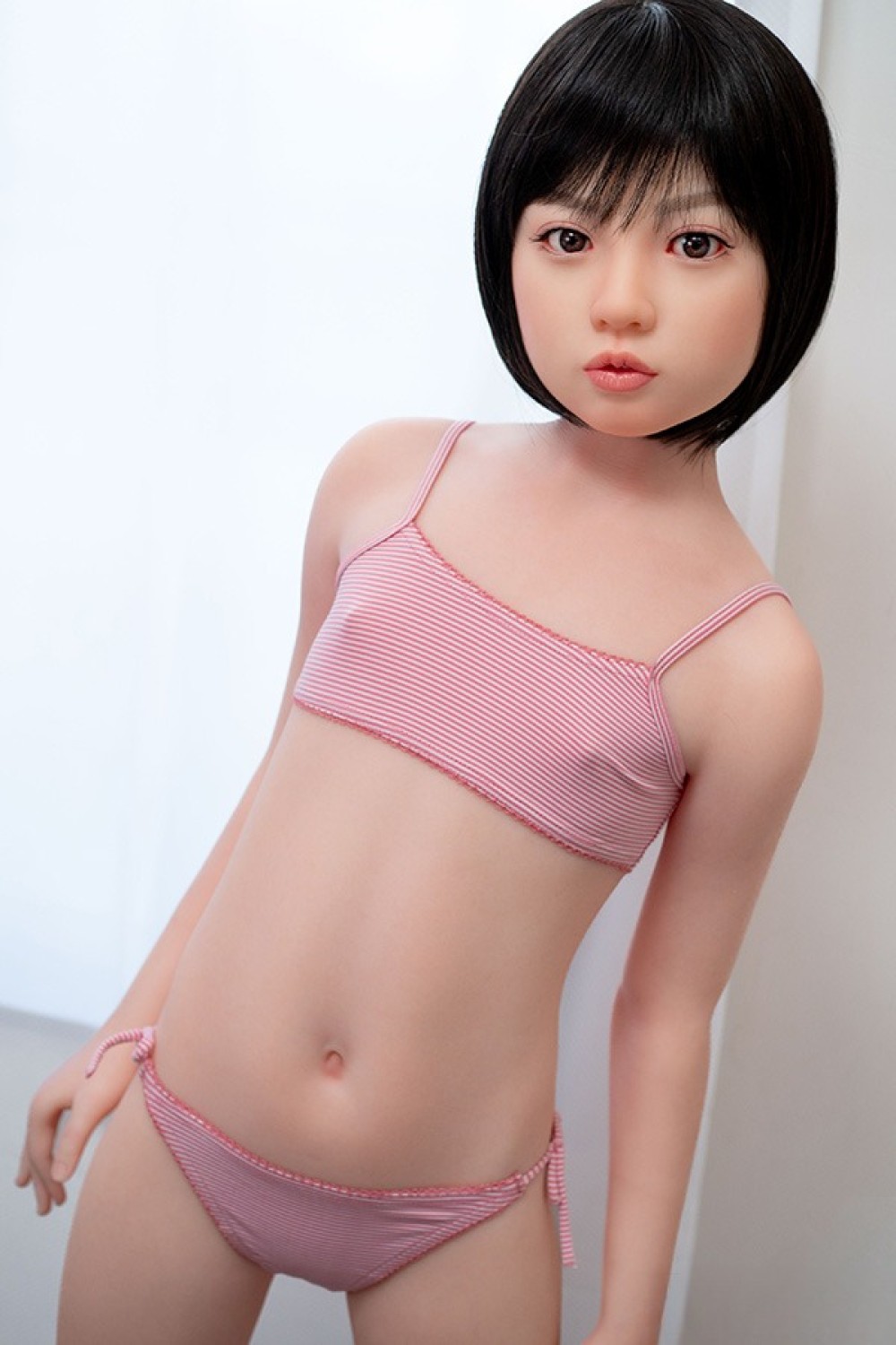 J-cute 128cm バスト平 AGB08 衣音ヘッド 掲載画像は フルシリコン製ラブドール