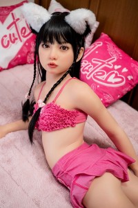J-cute 133cm バスト平 AGB08 衣音ヘッド 掲載画像は フルシリコン製ラブドール