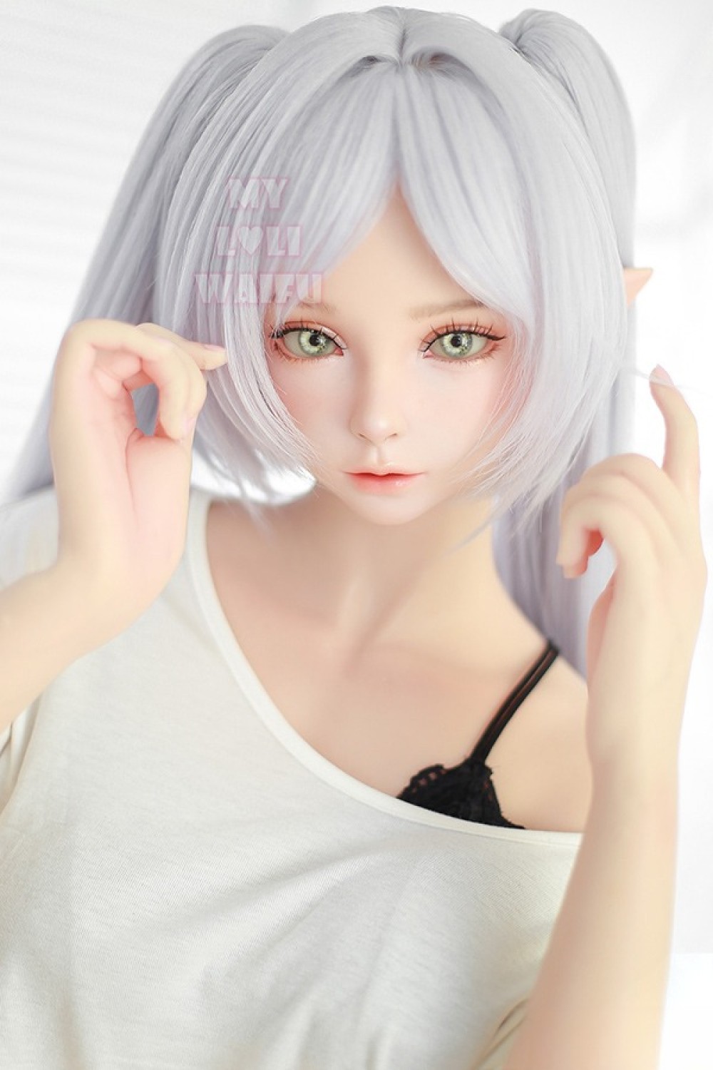 My Loli Waifu 略称MLW 150cm Bカップ #118B Hikari(ヒカリ)頭部 エルフ耳 メイク選択可能 掲載画像は フルシリコン製ラブドール