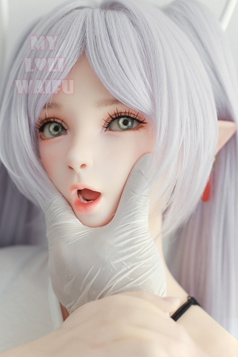 My Loli Waifu 略称MLW 150cm Bカップ #118B Hikari(ヒカリ)頭部 エルフ耳 メイク選択可能 掲載画像は フルシリコン製ラブドール