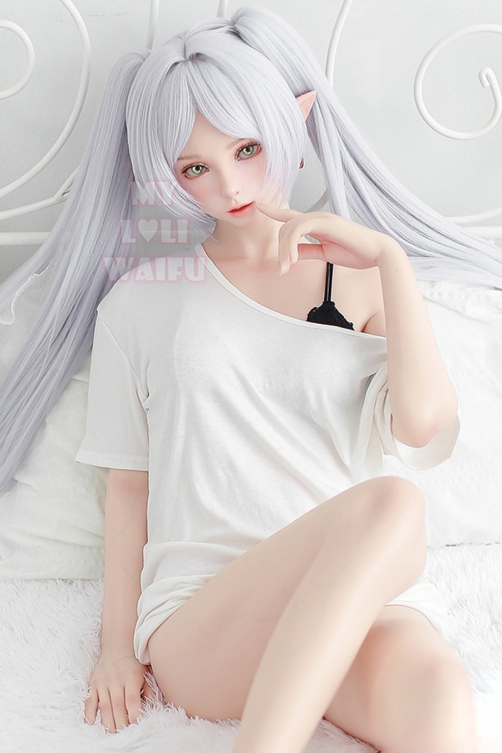 My Loli Waifu 略称MLW 150cm Bカップ #118B Hikari(ヒカリ)頭部 エルフ耳 メイク選択可能 掲載画像は フルシリコン製ラブドール
