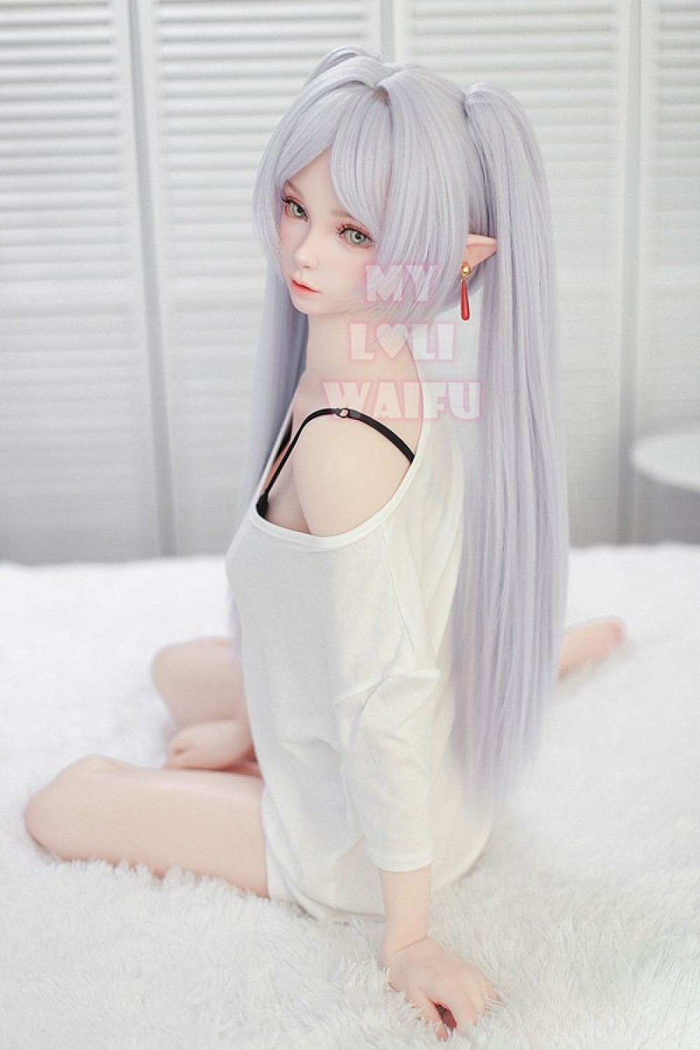 My Loli Waifu 略称MLW 150cm Bカップ #118B Hikari(ヒカリ)頭部 エルフ耳 メイク選択可能 掲載画像は フルシリコン製ラブドール