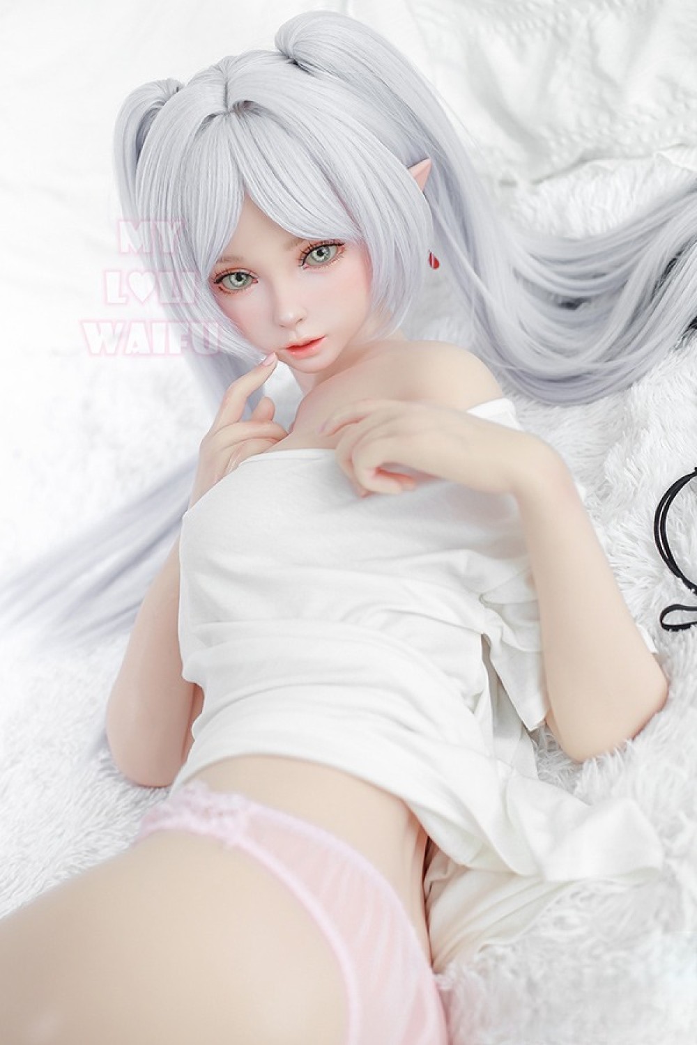 My Loli Waifu 略称MLW 150cm Bカップ #118B Hikari(ヒカリ)頭部 エルフ耳 メイク選択可能 掲載画像は フルシリコン製ラブドール