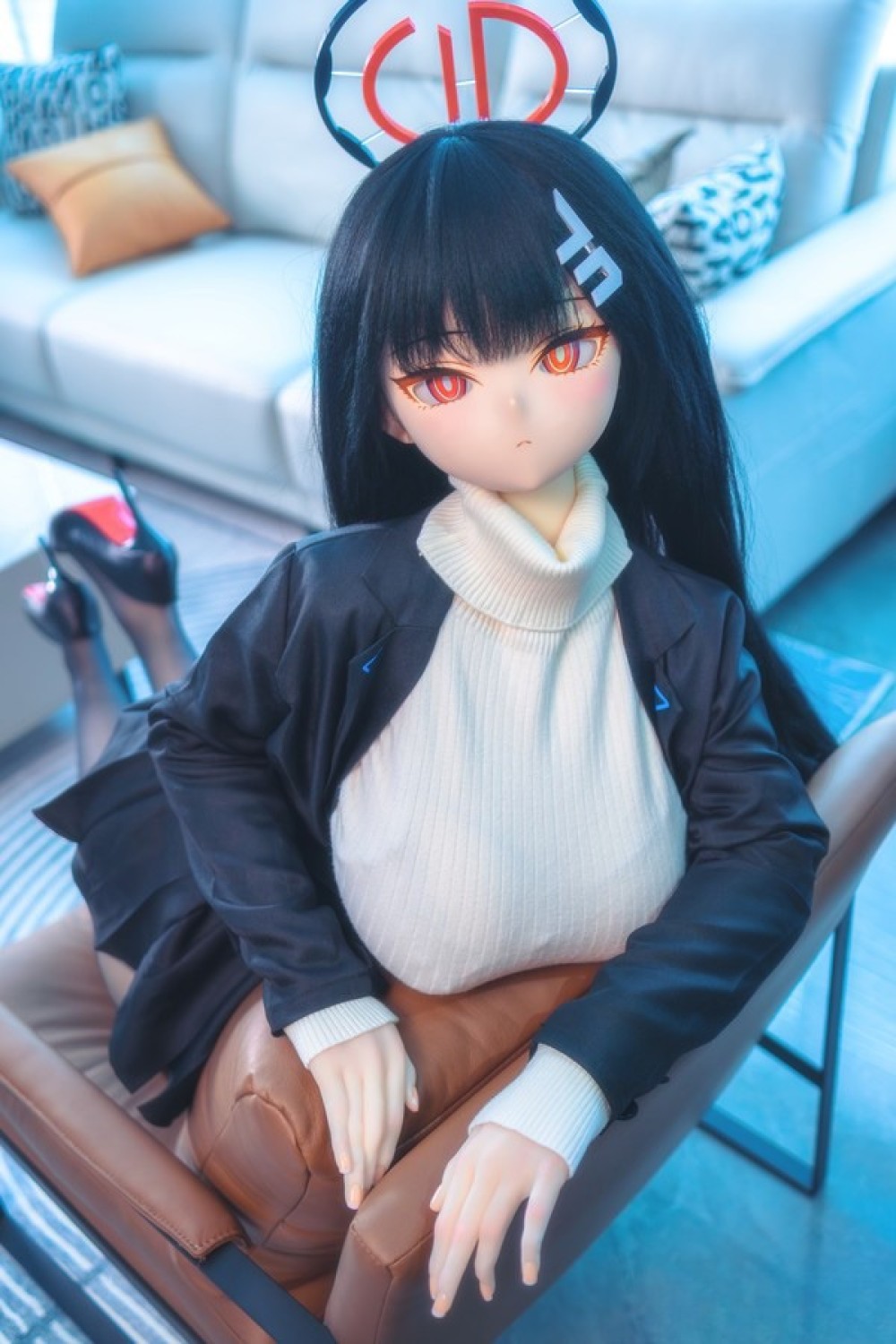羊角社Doll 168cm #B04 调月莉音RIOヘッド 手描きメイク ソフトビニール製ヘッド+S-TPE製ボディラブドール