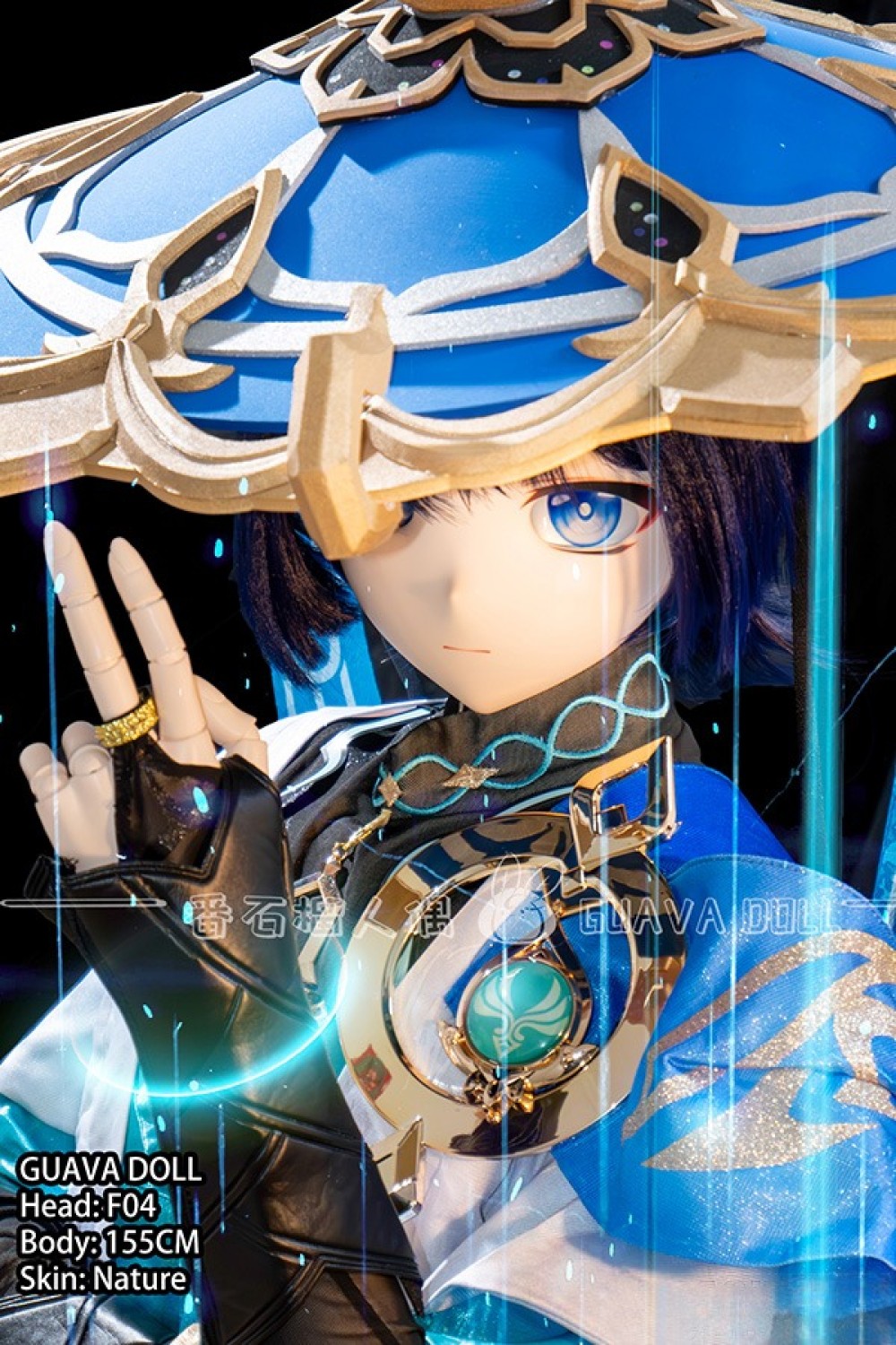 GUAVADOLL 155cm F04ヘッド 男性型 デカールメイク フルPVC製ラブドール