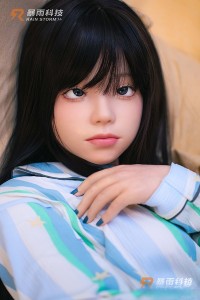 Rainstorm Doll 145cm AAカップ 2番目の猫ヘッド シームレスドール リアル皮膚ボディ フルシリコン製ラブドール