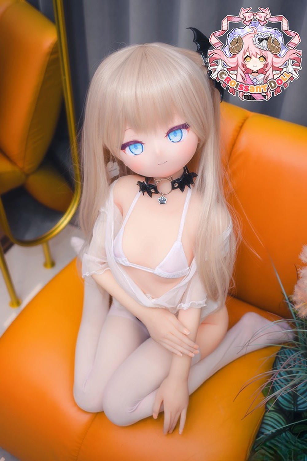 羊角社Doll 128cm バスト大 #B06 魅魔ヘッド デカールメイク ソフト ビニールヘッド+S-TPE製ボディラブドール