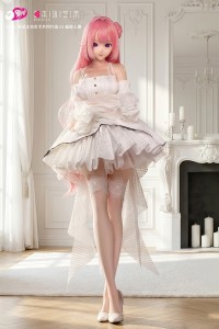 BCDOLL 63cm Eカップ 2.7kg 桃乐丝 Dorothyヘッド 肌色＆眼球色＆メイク＆ウィッグ＆衣装は宣材写真と同じ PU製ヘッド+シリコンボディラブドール