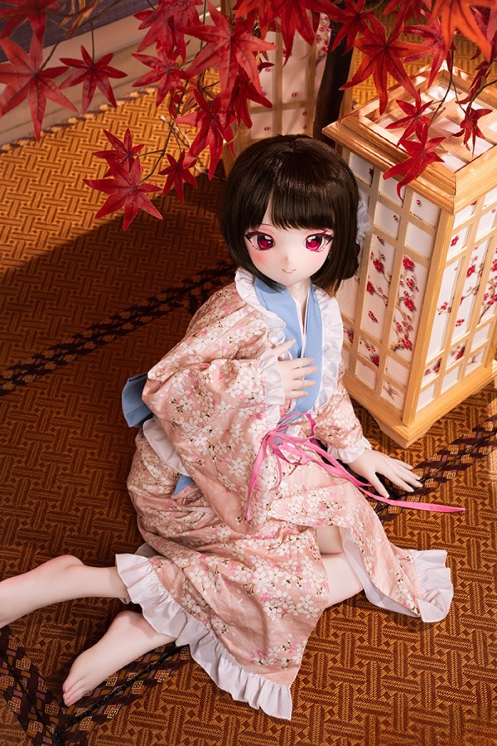 XYGO 許願谷 141cm Cカップ 琉璃（Liuli）ヘッド シリコンヘッド+TPEボディ 肌色＆眼球色＆メイク＆ウィッグ＆衣装は宣材写真と同じ