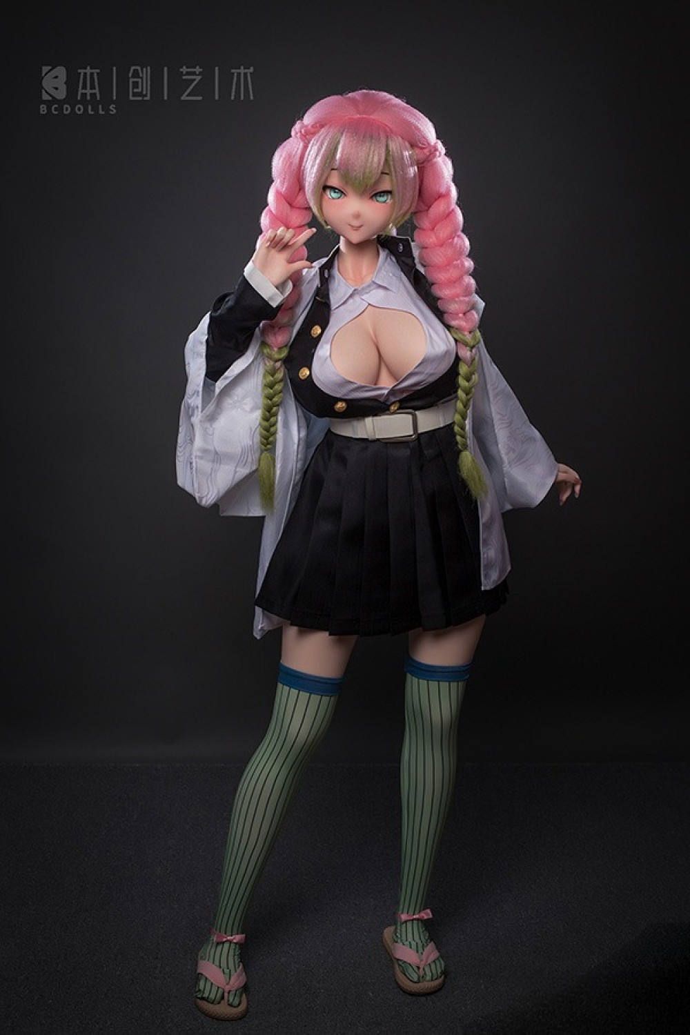 BCDOLL【OSシリーズ】155cm Iカップ O03 Lumina 卢米娜ヘッド（甘露寺蜜璃コスプレ）アニメ顔 フルシリコン製ラブドール