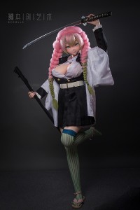 BCDOLL【OSシリーズ】155cm Iカップ O03 Lumina 卢米娜ヘッド（甘露寺蜜璃コスプレ）アニメ顔 フルシリコン製ラブドール