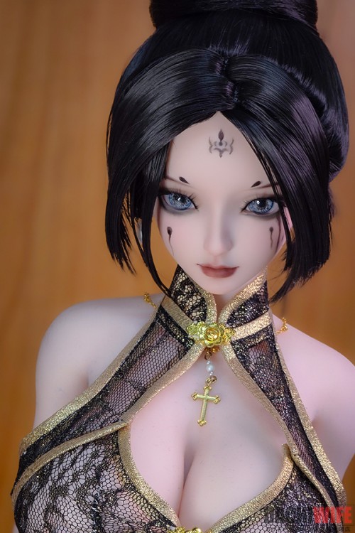 【即納・国内発送・送料無料】Mini Doll ミニドール セックス可能 60cm バスト大 蜘蛛精 ヘッド アニメ PVCヘッド+シリコンボディ ラブドール 収納が便利
