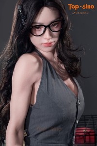 Top Sino【TYPEグラビア】165cm Eカップ T48 米韵（Miyun）ヘッド 実践向け 超擬真の肌テクスチャ 生身の人間仕上げ着色 掲載画像はアートワークカスタム版 フルシリコン製ラブドール