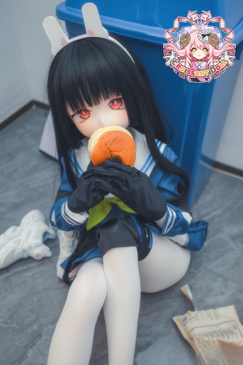 羊角社Doll 新品 141cm AAカップ #B02 垃圾兔ヘッド 手描くメイク ビニール製ヘッド+S-TPE製ボディラブドール
