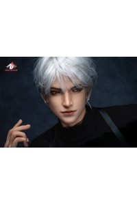 Doll Senior 185cm M01 白瑾 (Baijin)ヘッド 男性 着脱式ペニス仕様 フルシリコン製ラブドール