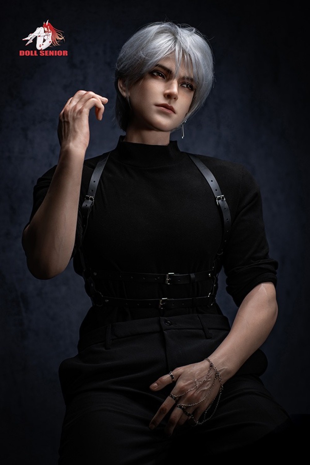 Doll Senior 185cm M01 白瑾 (Baijin)ヘッド 男性 着脱式ペニス仕様 フルシリコン製ラブドール