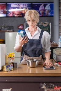 蛍火日記 180cm 男性ドール 江灵（Jiangling）ヘッド メイク① フルシリコン製ラブドール