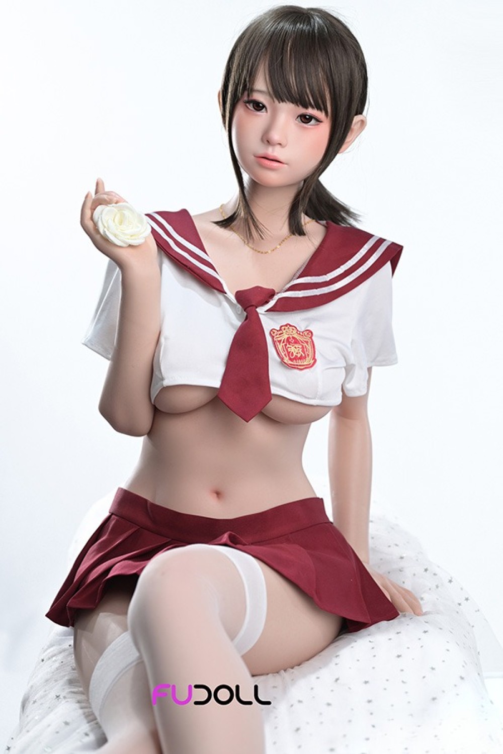 FUDOLL 148cm Dカップ 小燕 口開閉機能+リアル口腔付き【超柔らかい超軽量版ボディ22.5Kg】身長など選べる 高級シリコン頭部+TPE材質ボディ