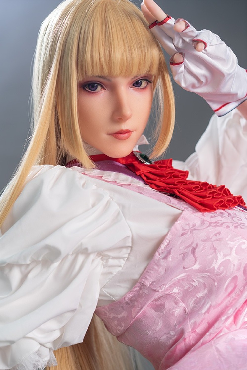 Game Lady 171cm Gカップ NO.37_1ヘッド Lili 掲載画像は硬めシリコン材ヘッド リアルメイク付き 眉毛とまつ毛植毛あり フルシリコン製ラブドール