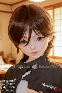 GUAVADOLL 155cm BJD02ヘッド 男性型 ソフトビニール PVC製ヘッド アニメ系ラブドール