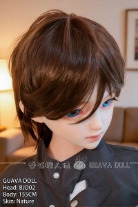 GUAVADOLL 155cm BJD02ヘッド 男性型 ソフトビニール PVC製ヘッド アニメ系ラブドール