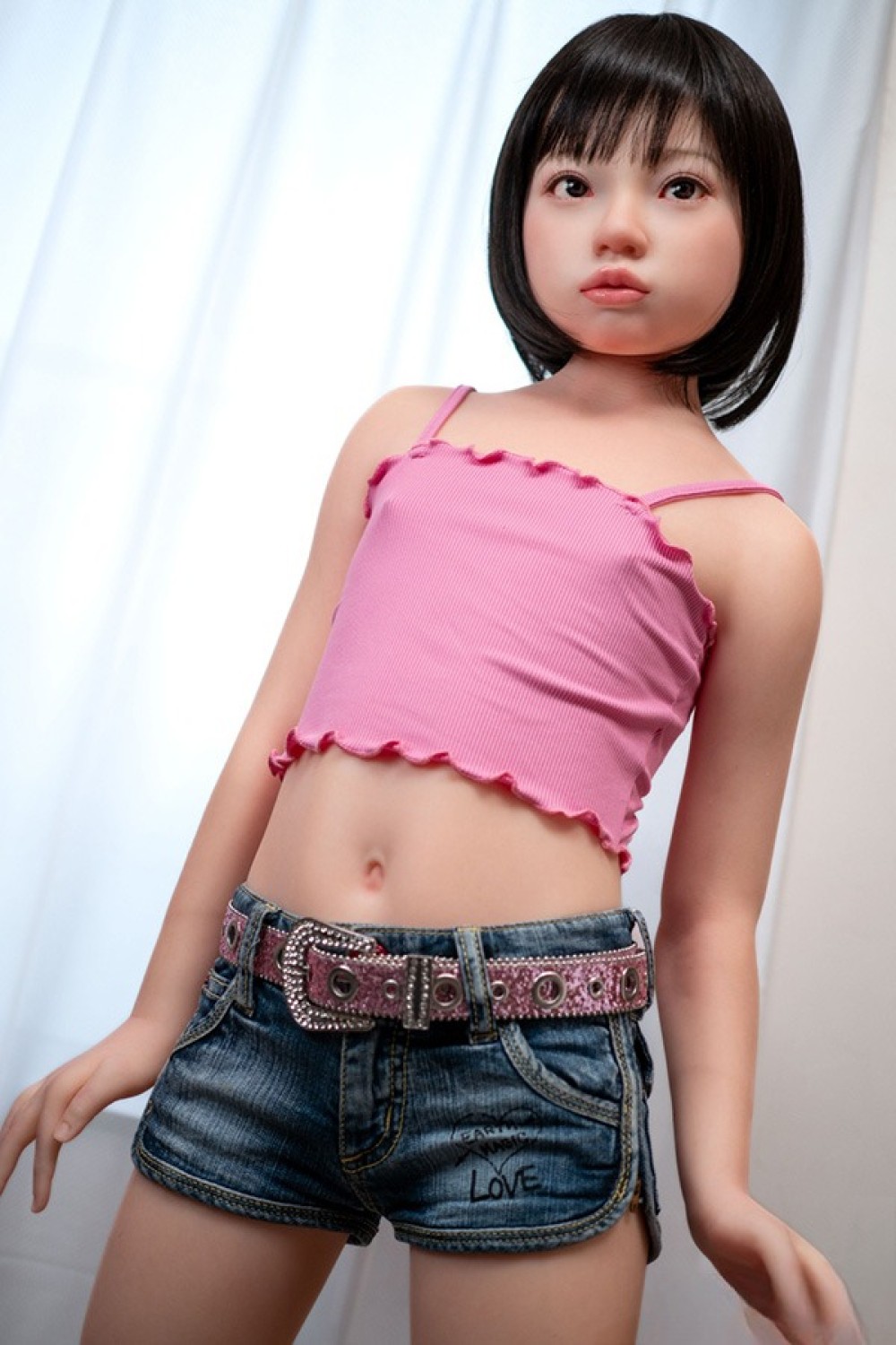J-cute 128cm バスト平 AGB35楓（かえで）ヘッド 軽量ボディ LL団 ROS機能付き 掲載画像は フルシリコン製ラブドール