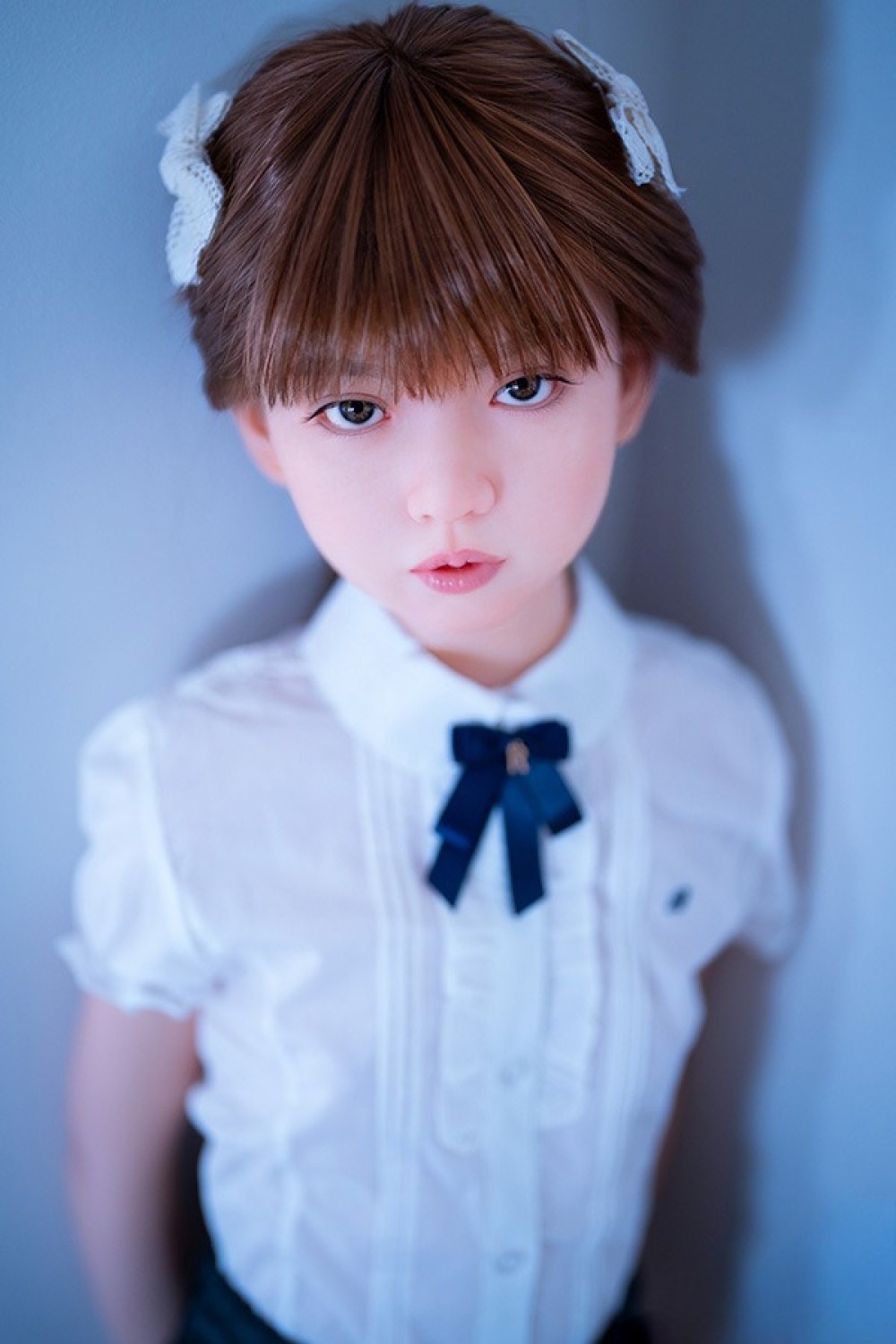 J-cute 137cm バスト平 AGB08 衣音ヘッド 掲載画像は フルシリコン製ラブドール