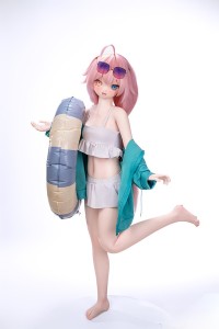 XYGO 許願谷 140cm AAカップ R04 小野ヘッド シリコンヘッド+TPEボディ 肌色＆眼球色＆メイク＆ウィッグ＆衣装は宣材写真と同じ