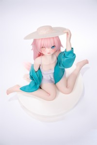 XYGO 許願谷 140cm AAカップ R04 小野ヘッド シリコンヘッド+TPEボディ 肌色＆眼球色＆メイク＆ウィッグ＆衣装は宣材写真と同じ