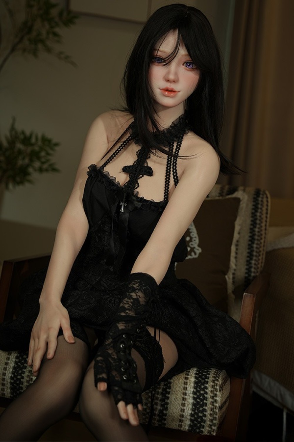 Yue Doll 150cm Cカップ 洛莉丝（Lolis）ヘッド シームレス フルシリコン製ラブドール