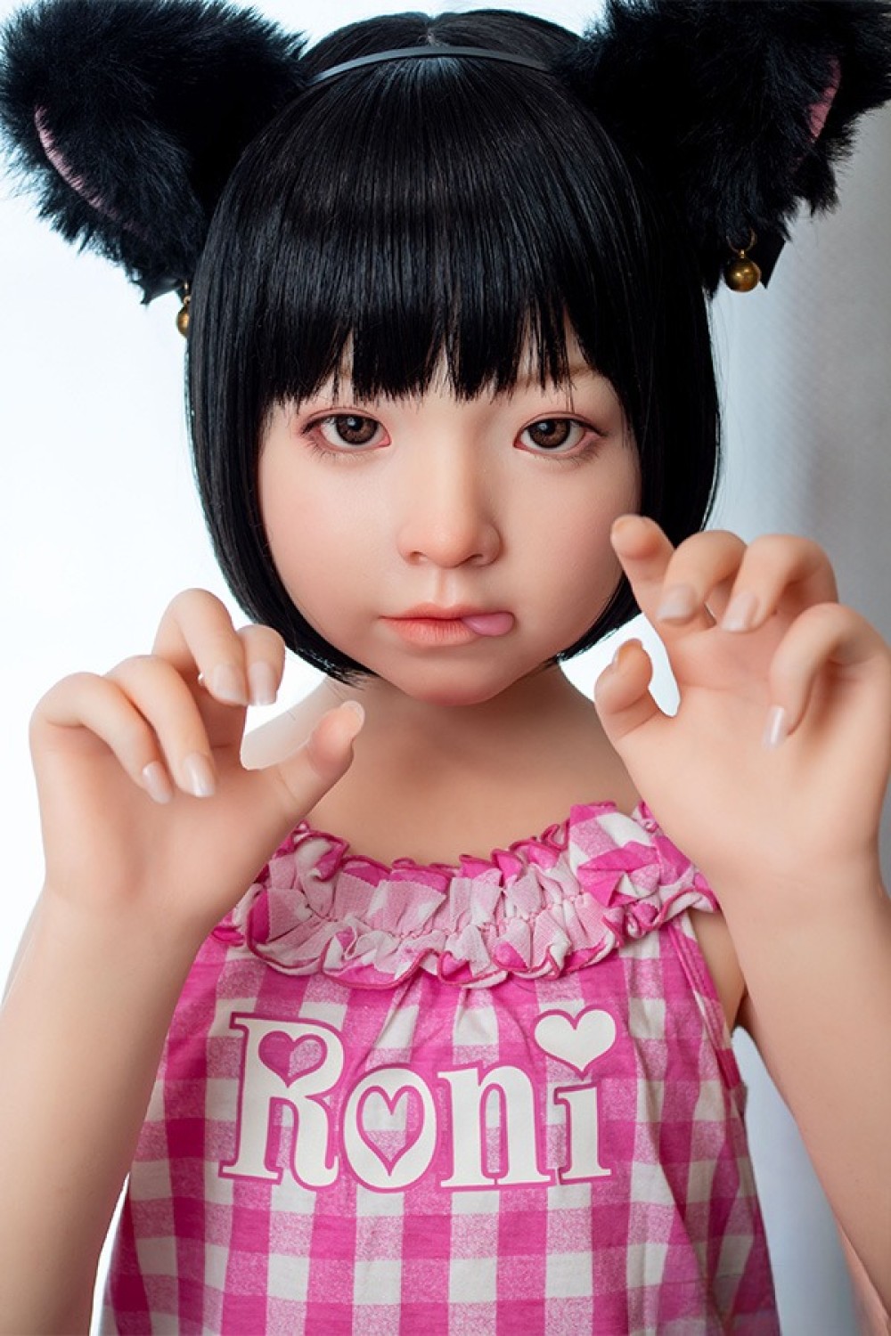 J-cute 124cm バスト平 AGB38 未陽ヘッド 掲載画像は 口開閉機能付き フルシリコン製ラブドール