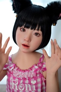 J-cute 124cm バスト平 AGB38 未陽ヘッド 掲載画像は 口開閉機能付き フルシリコン製ラブドール