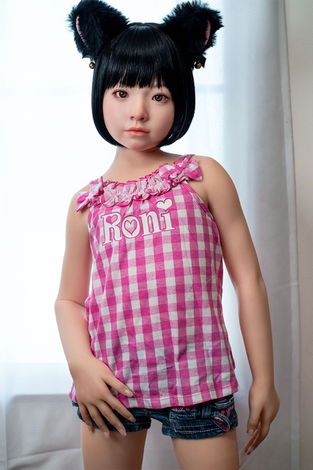 J-cute 124cm バスト平 AGB38 未陽ヘッド 掲載画像は 口開閉機能付き フルシリコン製ラブドール