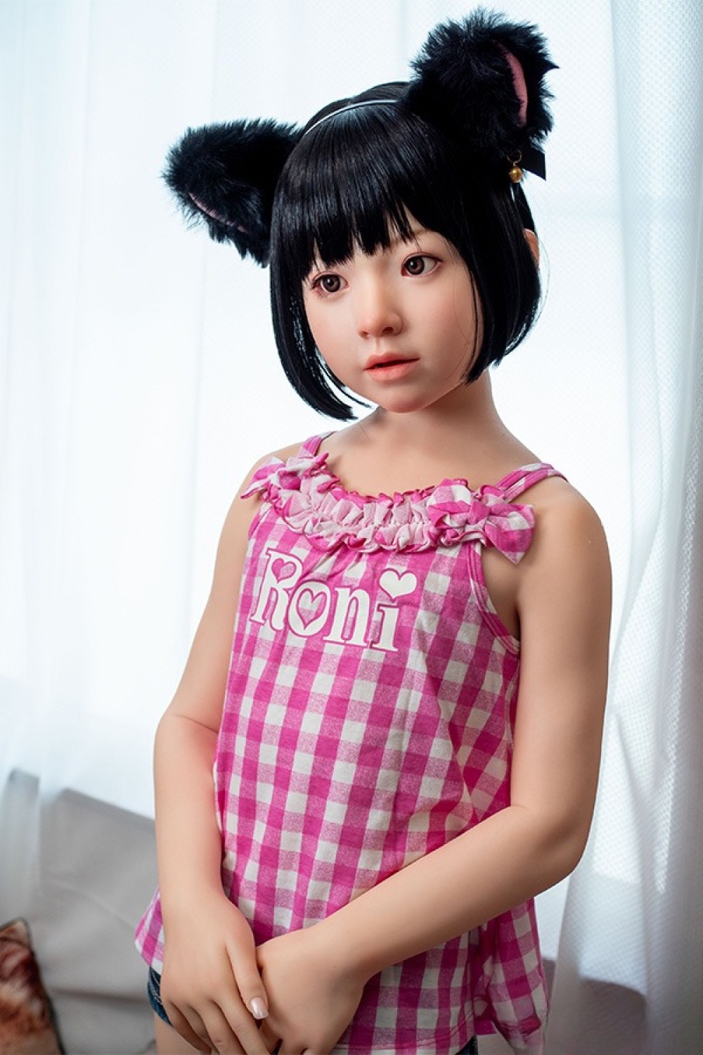 J-cute 124cm バスト平 AGB38 未陽ヘッド 掲載画像は 口開閉機能付き フルシリコン製ラブドール