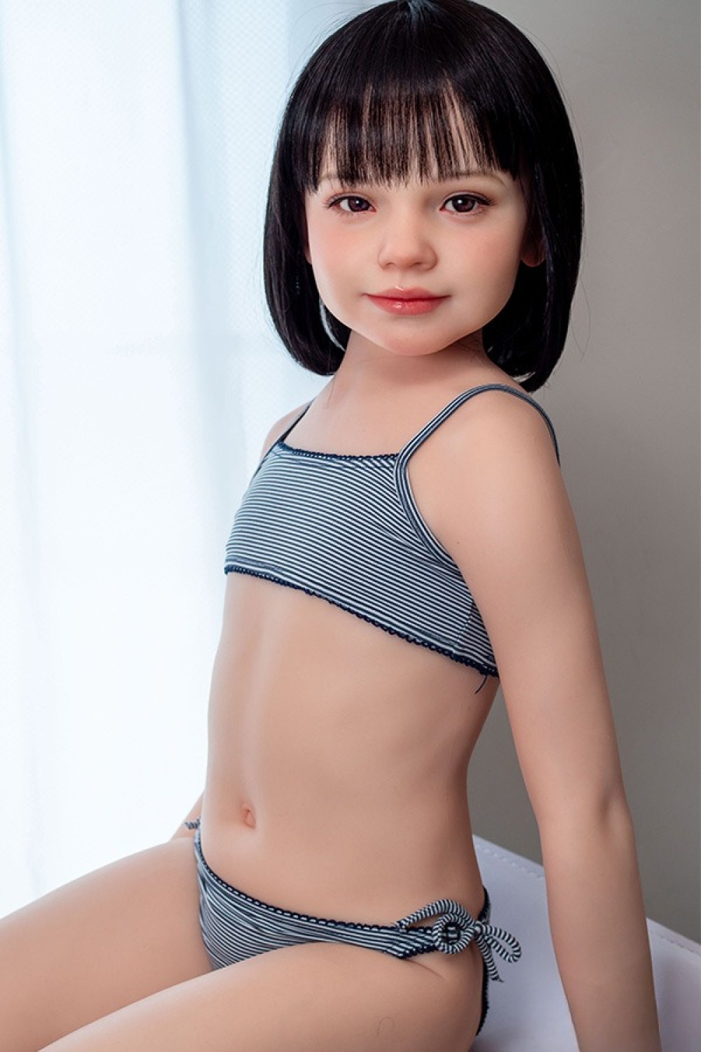 J-cute 124cm バスト平 AGB36 ハニーヘッド 掲載画像は 口開閉機能付き フルシリコン製ラブドール